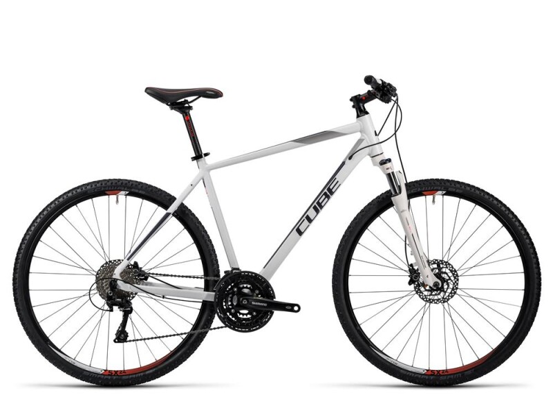 Cube Nature Pro white black flashred