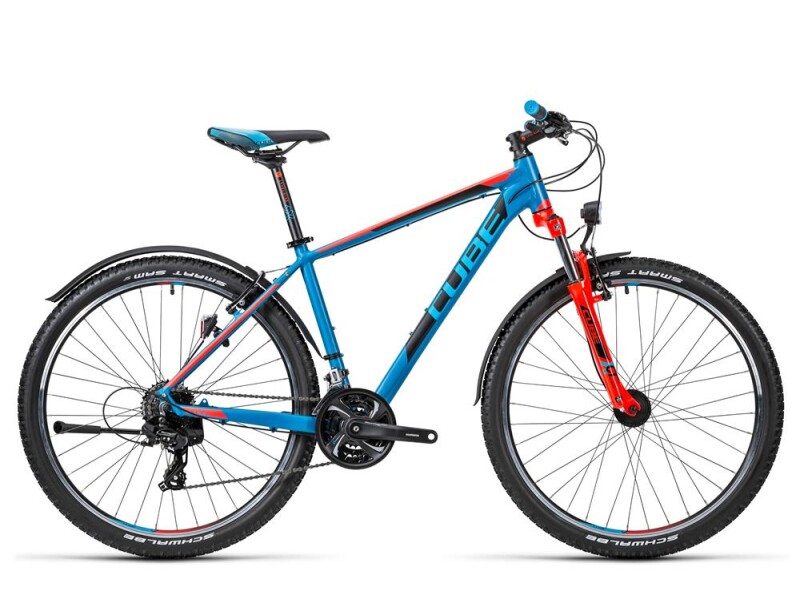 Cube Aim Allroad 27.5 caribbeanblue´n´flashred