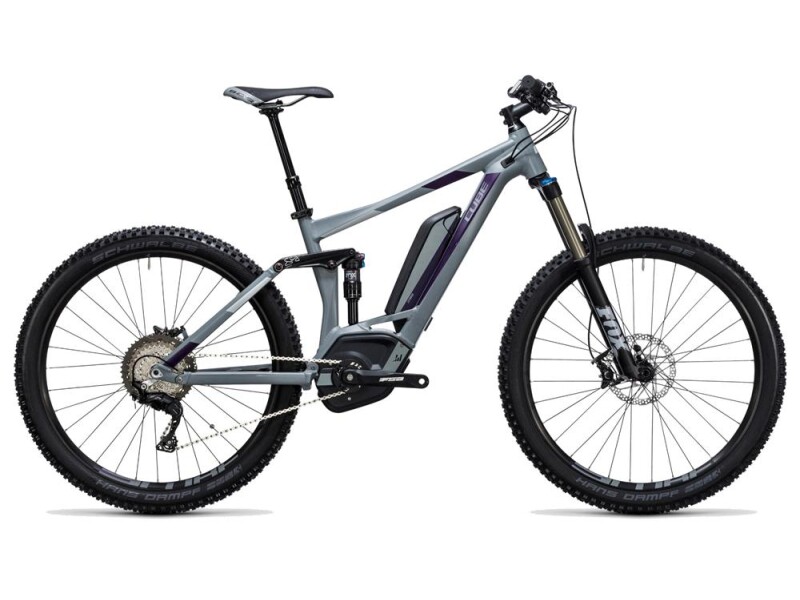Cube Sting WLS Hybrid 140 SL 500 27.5 grey´n´aubergine