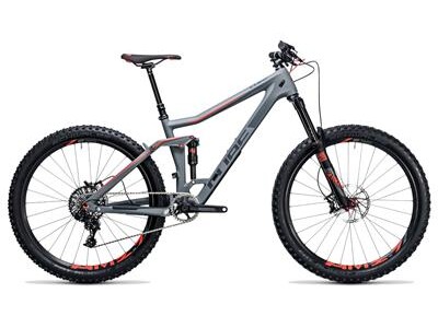 Cube Stereo 160 C:62 SL 27.5 grey´n´flashred