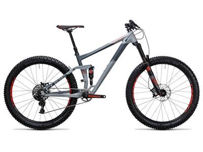 Cube Stereo 150 HPA Race 27.5+ grey´n´flashred