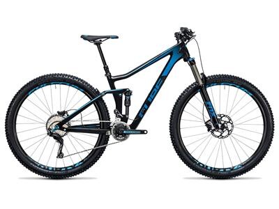 Cube Stereo 140 C:62 Race 29 carbon´n´blue