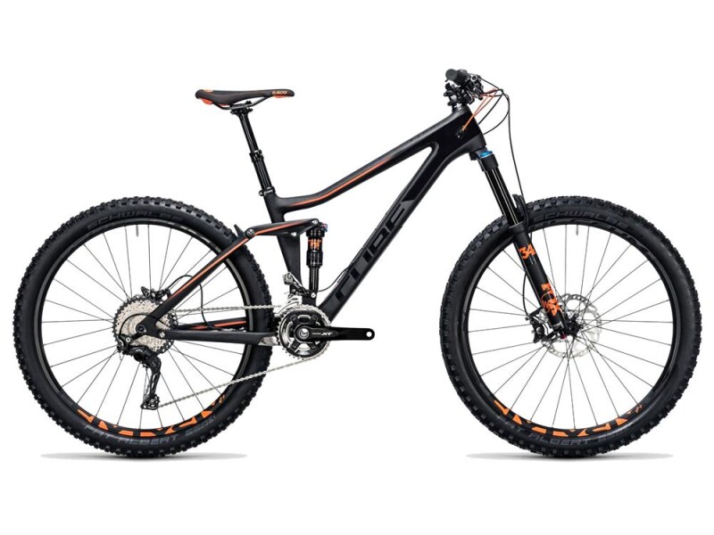 Cube Stereo 140 C:62 Race 27.5 carbon´n´flashorange