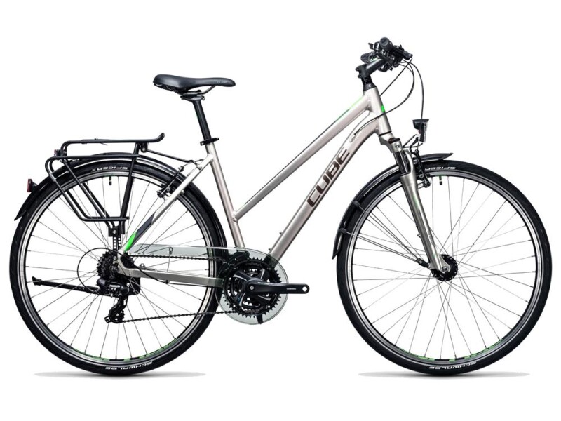 Cube Touring silver´n´flashgreen