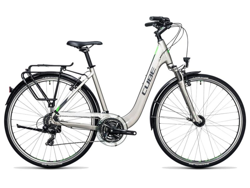 Cube Touring silver´n´flashgreen