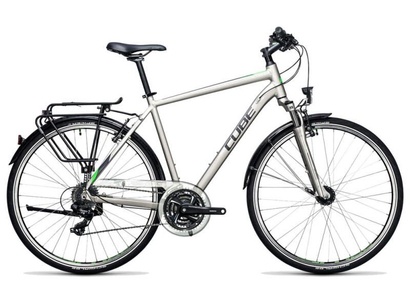 Cube Touring silver´n´flashgreen