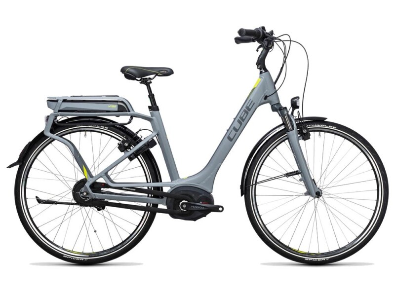 Cube Delhi Hybrid 500 grey´n´lime