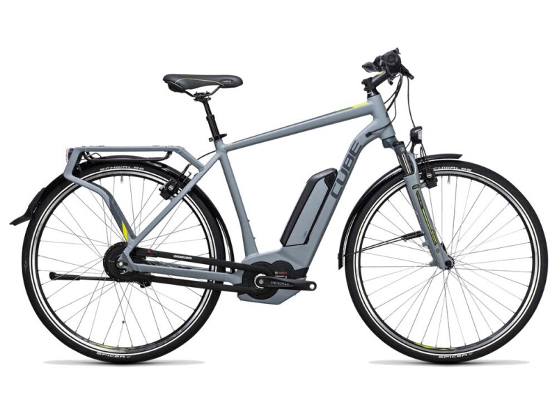 Cube Delhi Hybrid 400 grey´n´lime