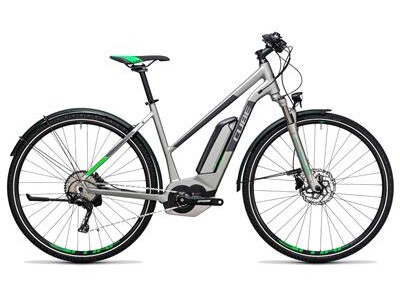 Cube Cross Hybrid Race Allroad 500 silver´n´green