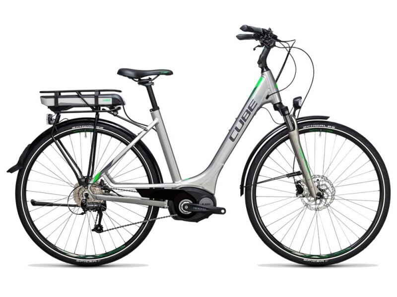 Cube Touring Hybrid ONE 500 silver´n´flashgreen