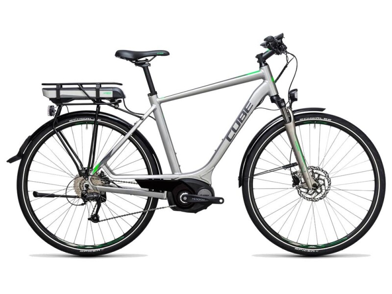 Cube Touring Hybrid ONE 500 silver´n´flashgreen