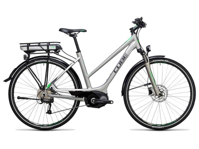 Cube Touring Hybrid ONE 400 silver´n´flashgreen
