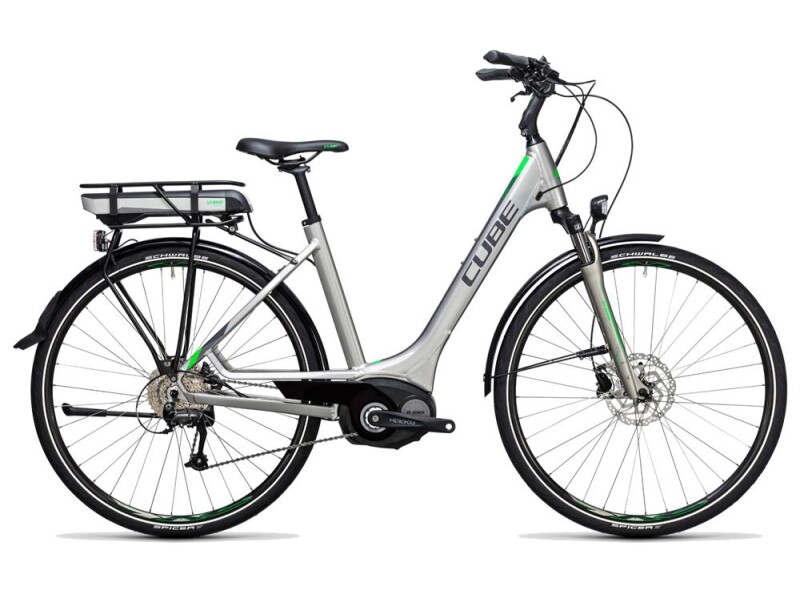 Cube Touring Hybrid ONE 400 silver´n´flashgreen