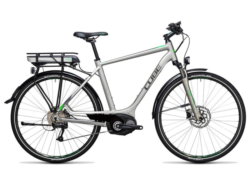 Cube Touring Hybrid ONE 400 silver´n´flashgreen