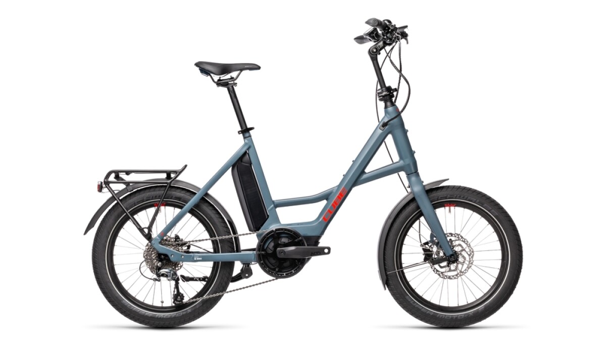 Cube Compact Hybrid Sport blue´n´red Details