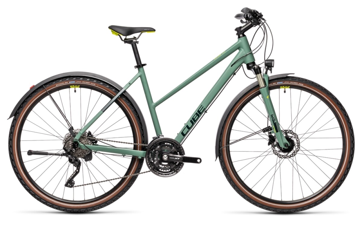 Cube Nature EXC Allroad green´n´bluegreen Details