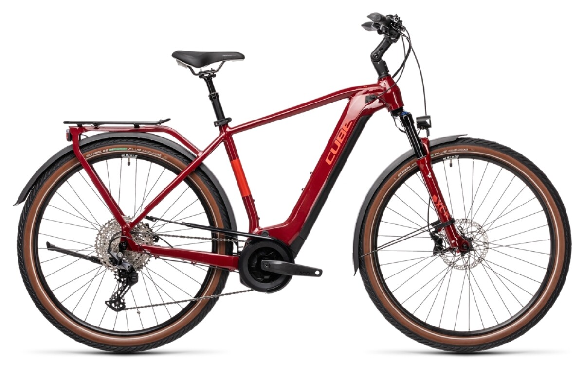Cube Touring Hybrid EXC 625 red´n´grey Details