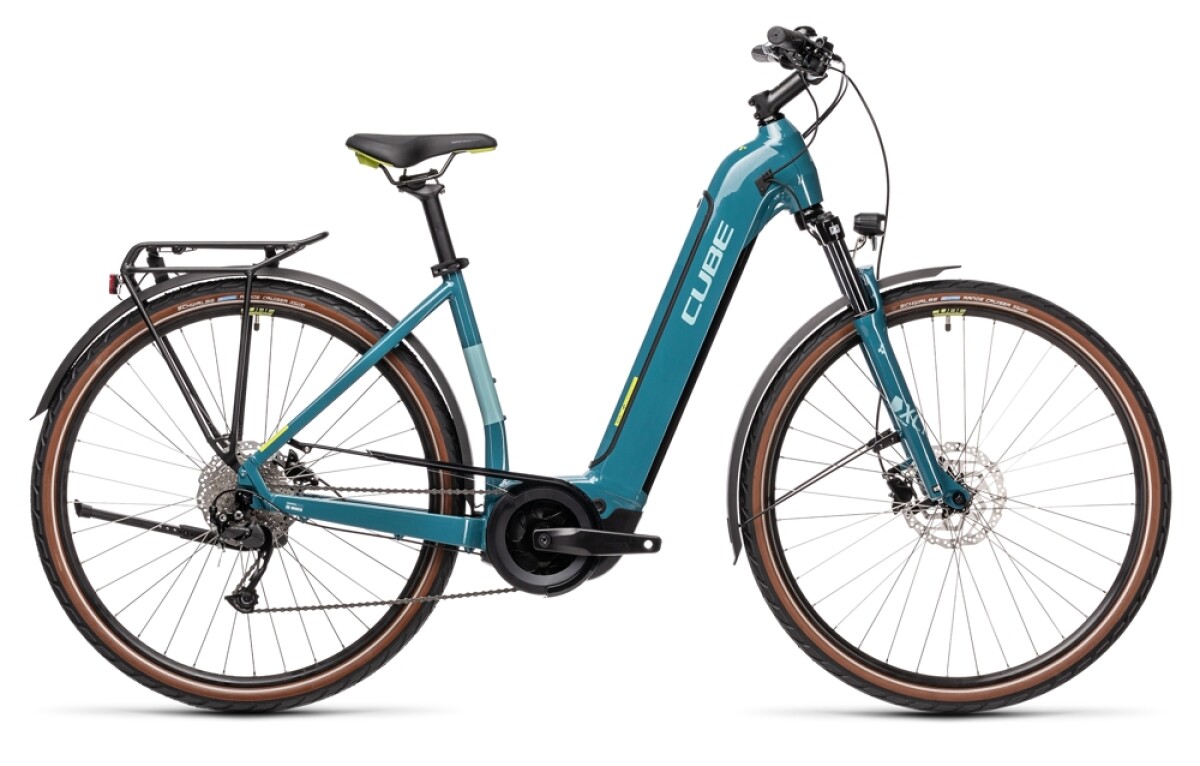 Cube Touring Hybrid ONE 400 blue´n´green Details