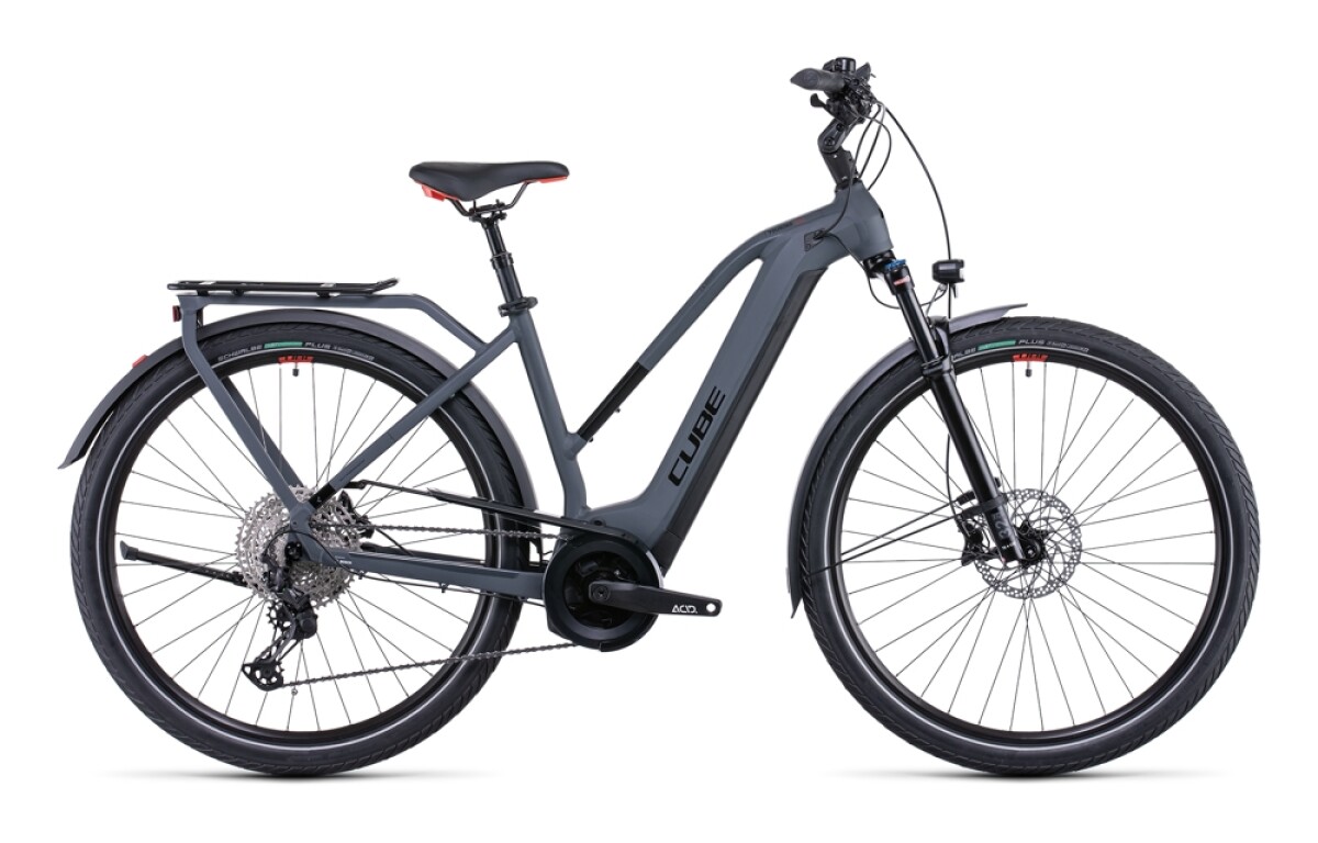 Cube Touring Hybrid EXC 625 grey´n´red Details