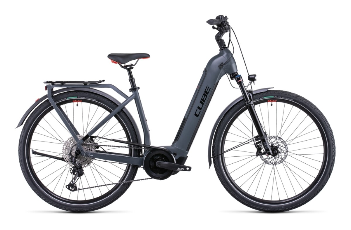 Cube Touring Hybrid EXC 625 grey´n´red Details