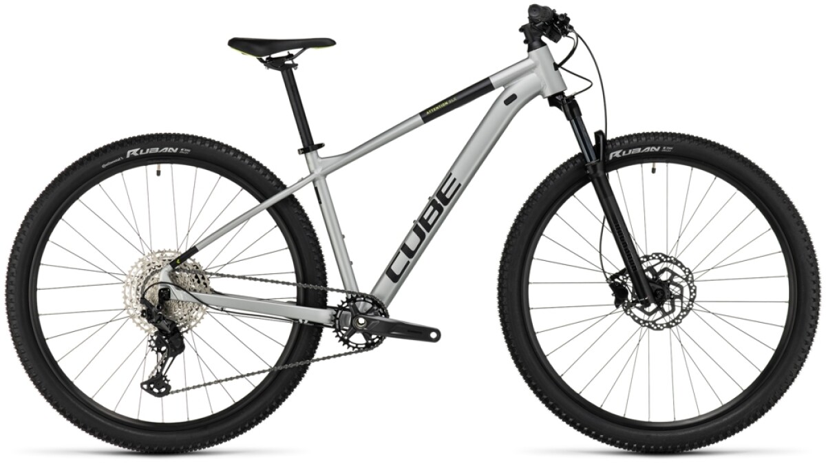 Cube Attention SLX silvergrey´n´lime Details