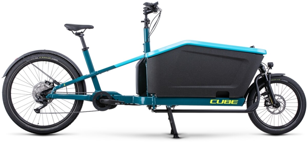 Cube Cargo Sport Hybrid  500 blue´n´lime Details