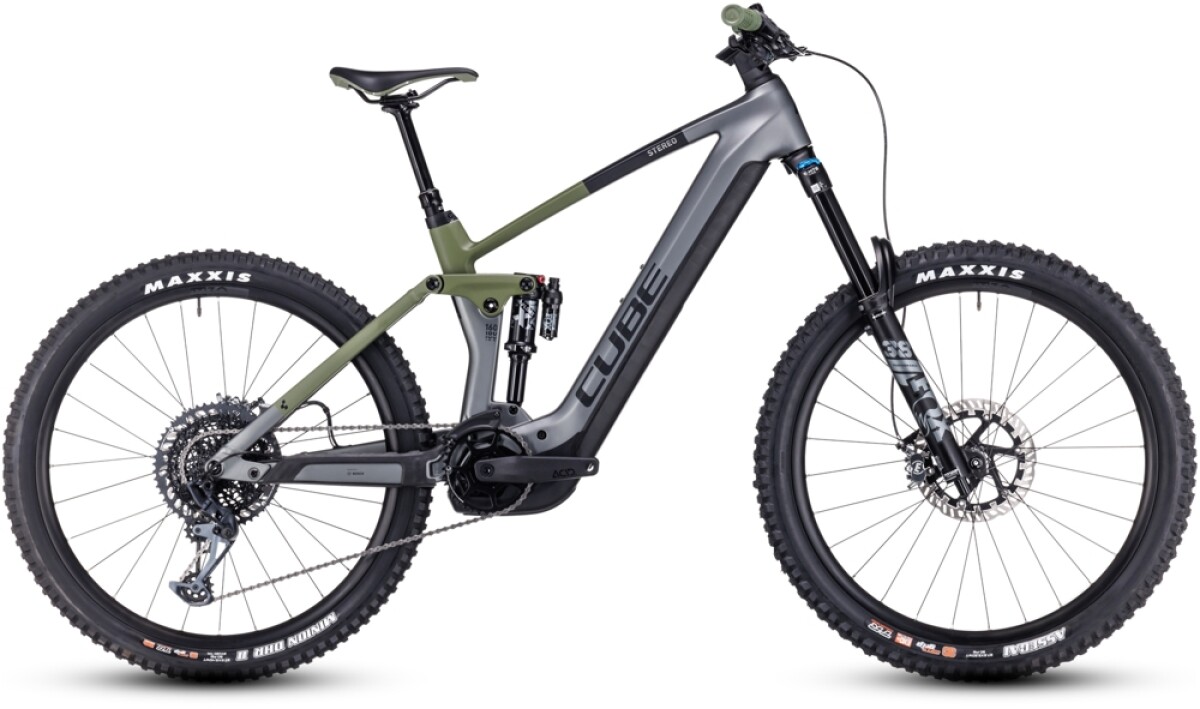 Cube Stereo Hybrid 160 HPC TM 750 27.5 grey´n´olive Details