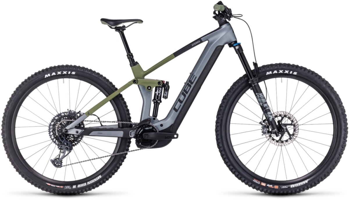 Cube Stereo Hybrid 140 HPC TM 750 flashgrey´n´olive Details