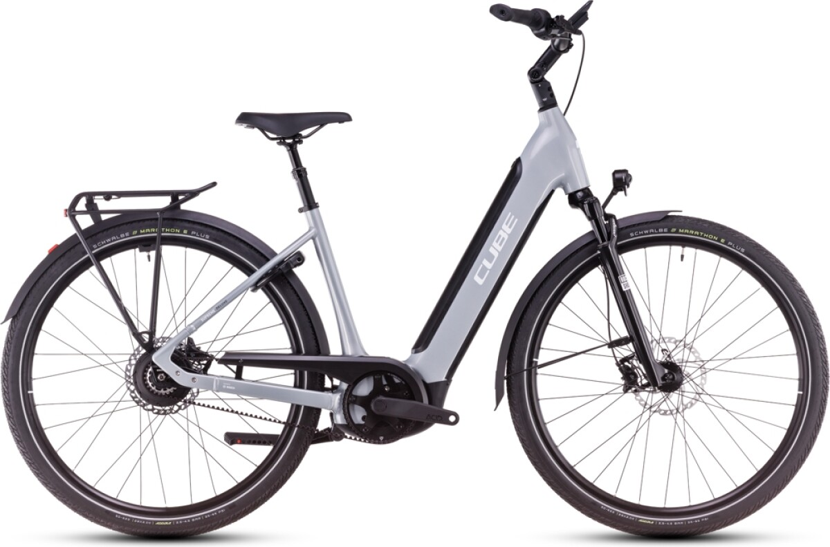 Cube Supreme Hybrid Deluxe SLX 625 polargrey´n´white Details