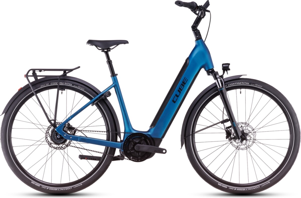 Cube Supreme Hybrid Deluxe ONE 625 electricblue´n´black Details