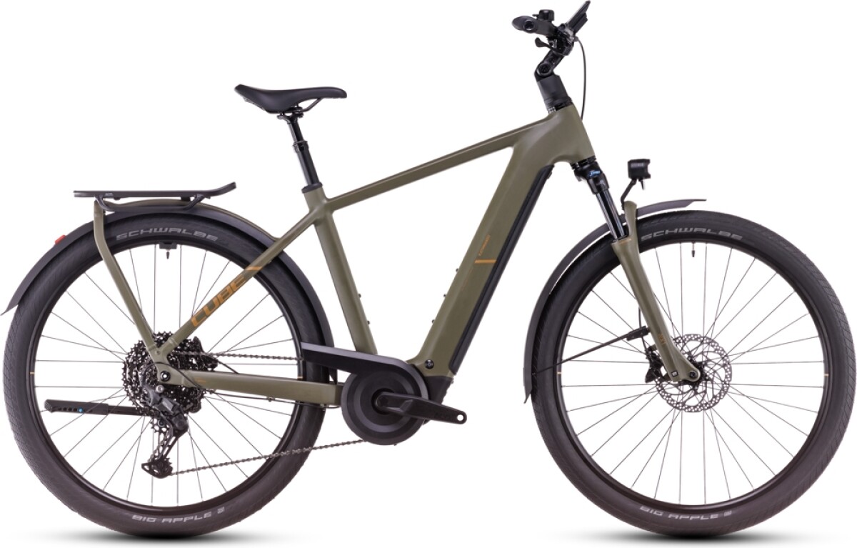 Cube Kathmandu Hybrid Pro dustyolive´n´gold Details