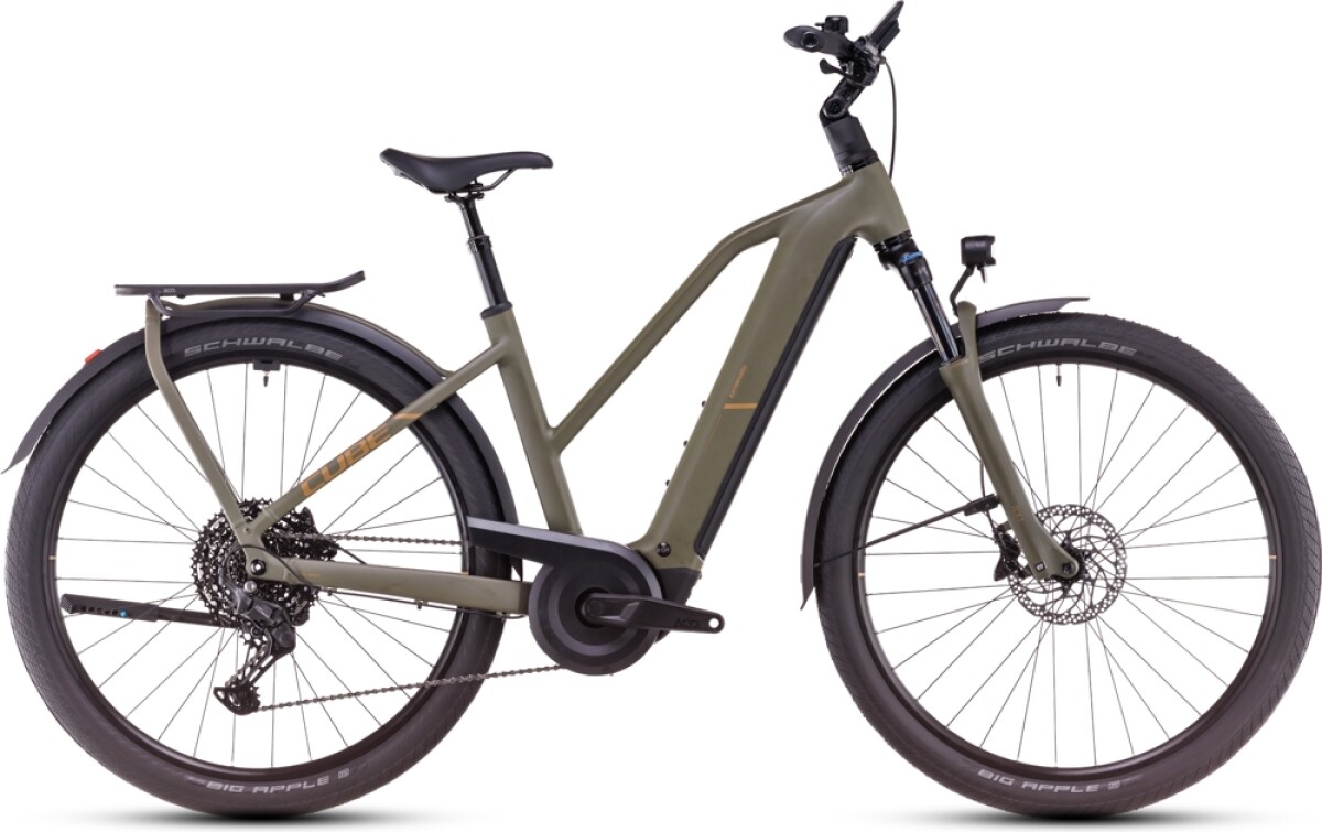 Cube Kathmandu Hybrid Pro dustyolive´n´gold Details