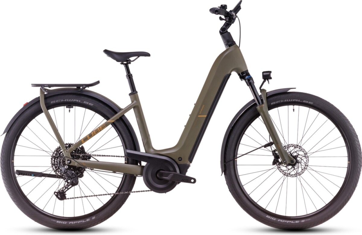 Cube Kathmandu Hybrid Pro dustyolive´n´gold Details