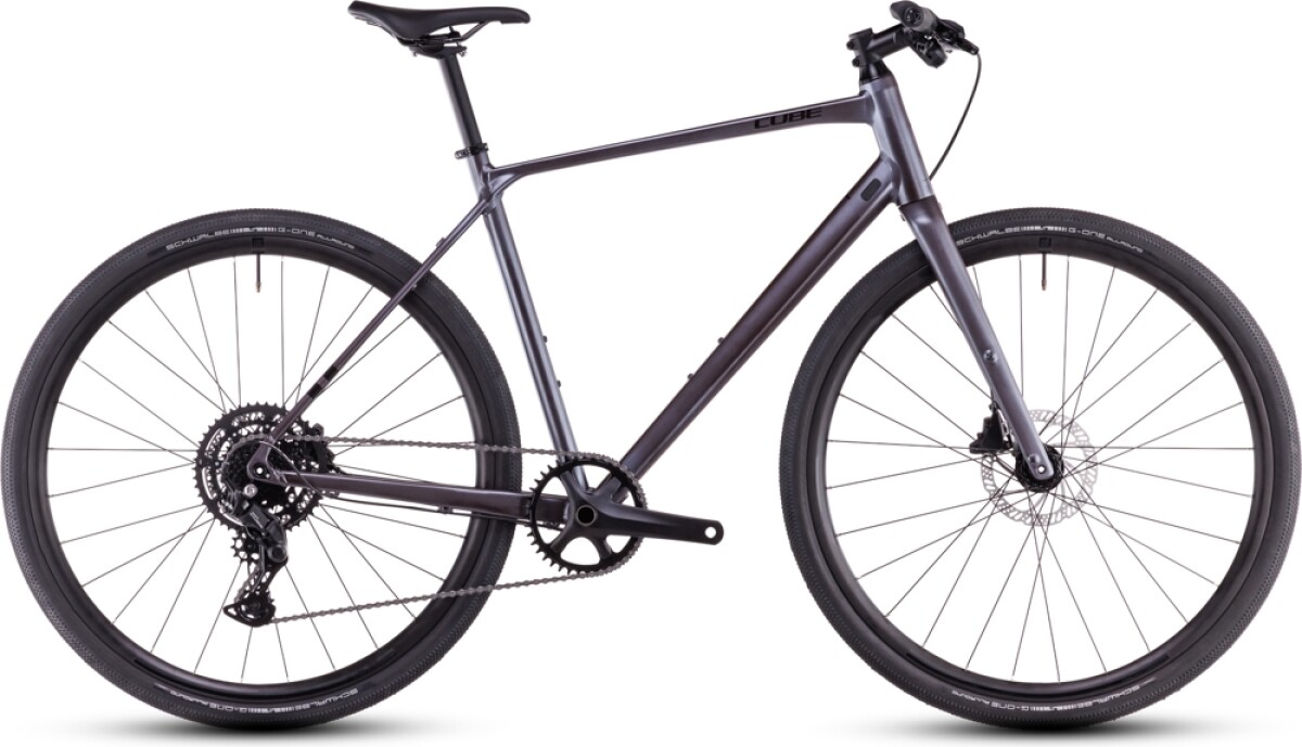 Cube Nulane ONE mineralgrey´n´black Details