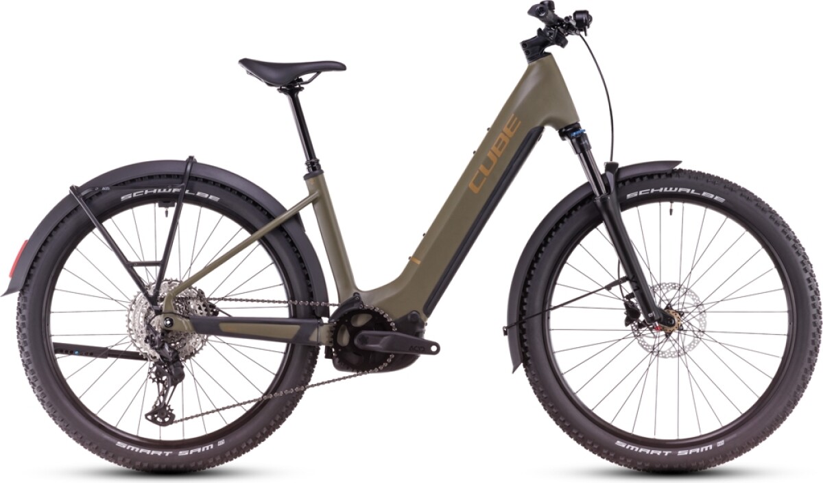 Cube Reaction Hybrid Pro Allroad dustyolive´n´gold Details