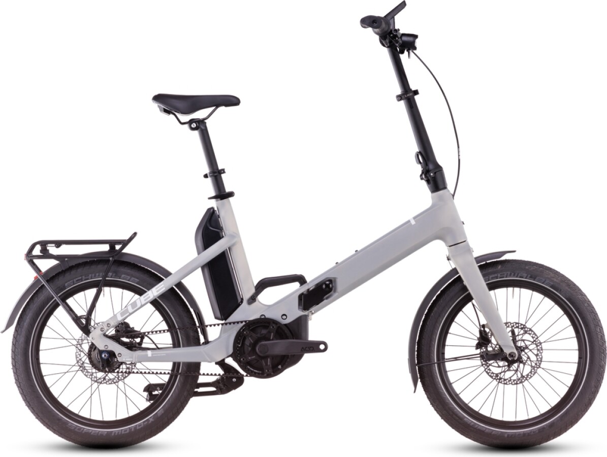 Cube Fold Hybrid Comfort 500 pearlysilver´n´white Details