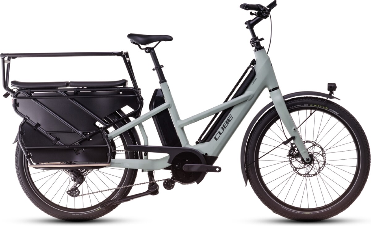 Cube Longtail Sport Hyb. Family 1350 swampgrey´n´reflex Details