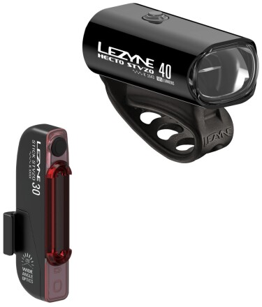 Lezyne Beleuchtungsset Hecto Drive 40 + Stick Drive