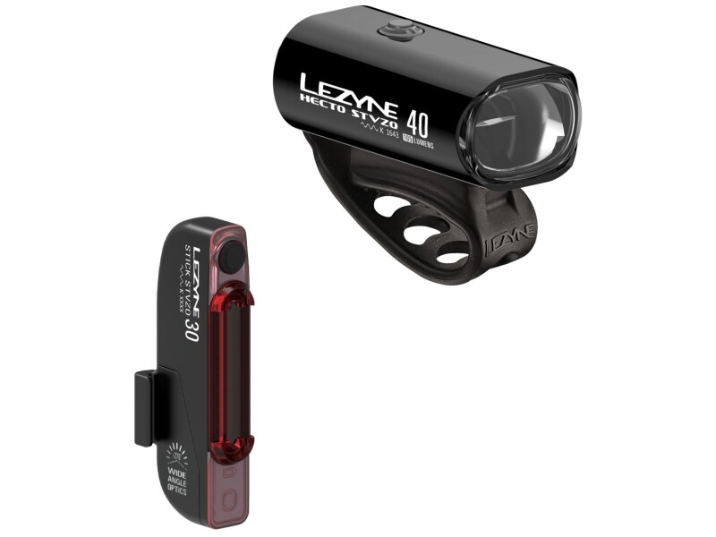 Lezyne Beleuchtungsset Hecto Drive 40 + Stick Drive