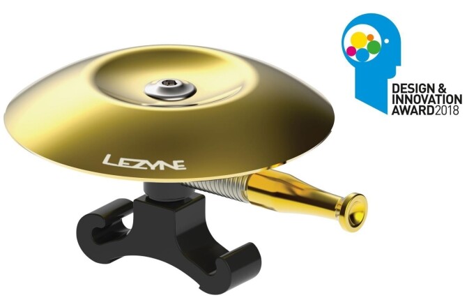 Lezyne Classic Shallow Brass Klingel Messing poliert