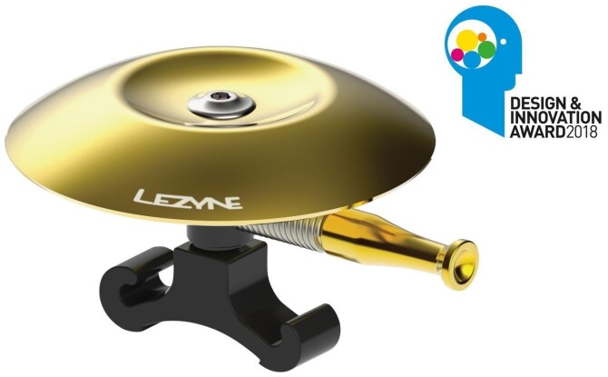 Lezyne Classic Shallow Brass Klingel Messing poliert