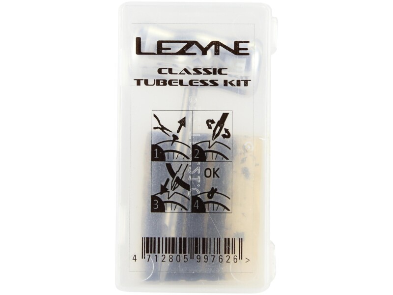 Lezyne Classic Tubeless Kit silber