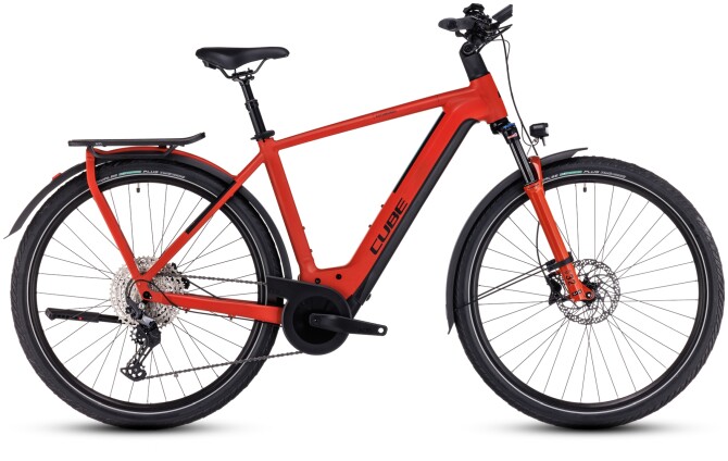 Cube Kathmandu Hybrid EXC 750 red´n´black