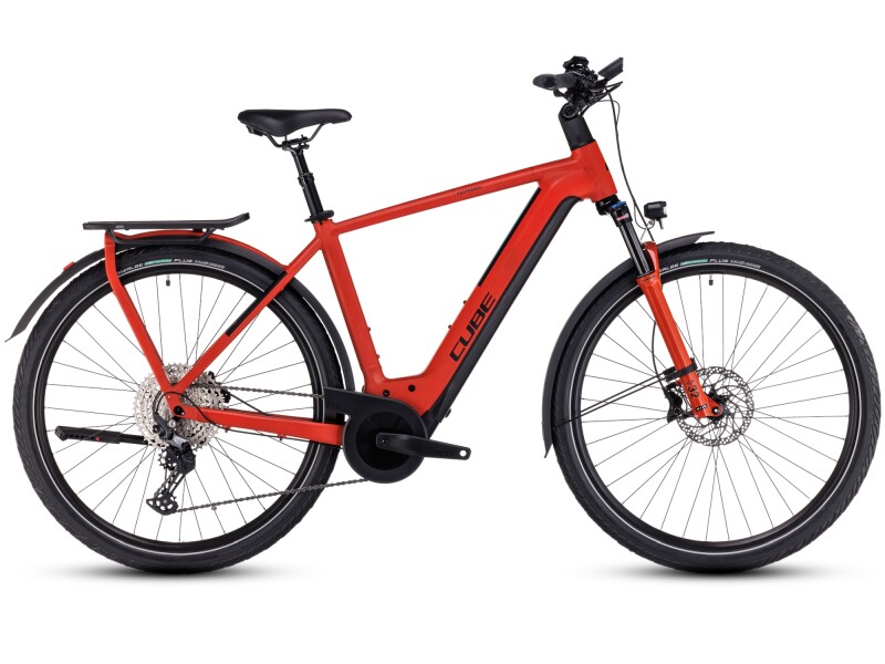 Cube Kathmandu Hybrid EXC 750 red´n´black