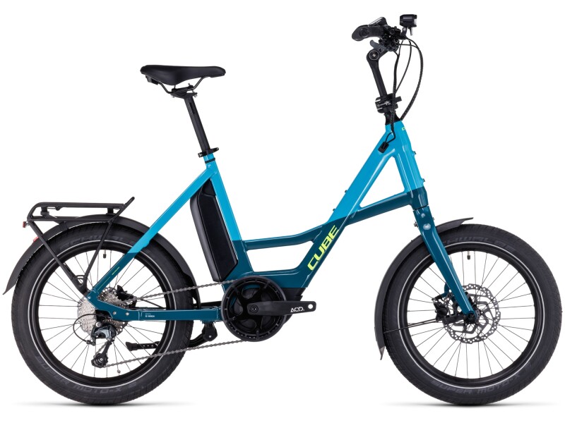 Cube Compact Sport Hybrid 500 blue´n´lime