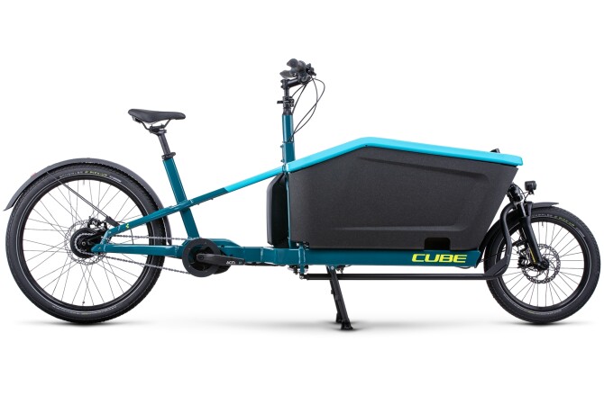 Cube Cargo Hybrid 500 blue´n´lime