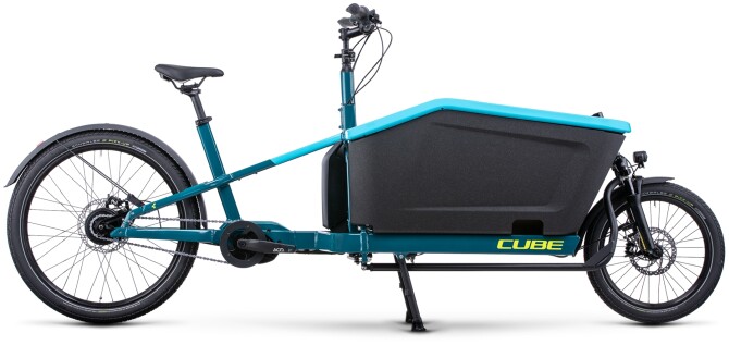 Cube Cargo Hybrid 500 blue´n´lime