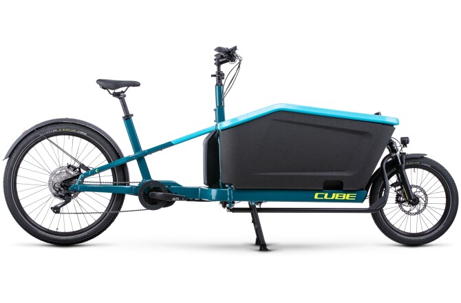 Cube Cargo Sport Hybrid  500 blue´n´lime