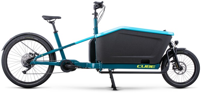 Cube Cargo Sport Hybrid  500 blue´n´lime