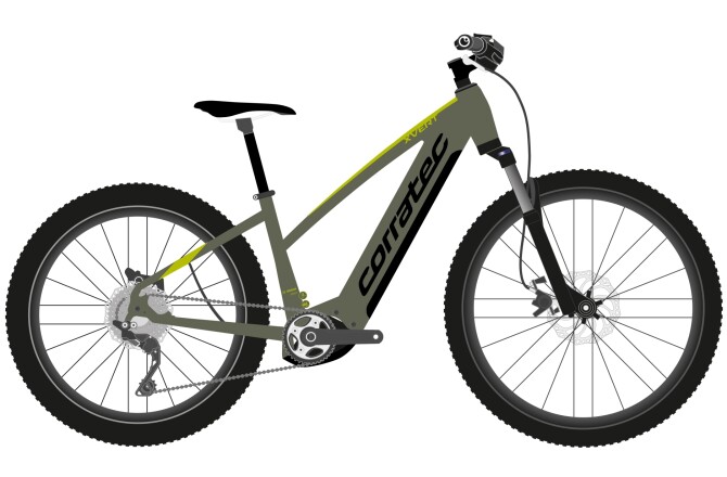 Corratec E-Power X Vert Elite Trapez